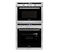 KKT KOLBE Forno da incasso e microonde SET8013EBM, 60cm nero argento | Girarrosto, Sonda termica, Grill, Aria calda, Guide telescopiche, Timer automatico