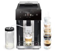 KKT KOLBE Macchina da caffè Pro con contenitore del latte, bocchetta per schiuma di latte e accessori, funzione 2 tazze, 15 bar, macinino a 7 livelli, touch screen TFT, pulizia automatica, 10 bevande