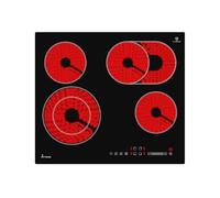 KKT KOLBE | Piano Cottura Elettrico 60 cm | 6,6 kW | 4 zone di cottura | 9 livelli di potenza | doppia zona di cottura | doppia zona di cottura ovale | CH5901RL