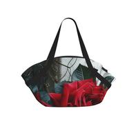 kkvhhyuo Borsa da campeggio con stampa gotica di rose, pieghevole, per shopping, spiaggia, con design convertibile, per spiaggia, picnic, escursionismo e festival., Arte gotica delle, One Size, Zaino