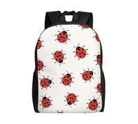 kkvhhyuo Little Tiger in Space Print Zaino leggero per computer portatile, casual, per scuola secondaria, per viaggi, scuola, escursionismo, passeggiate, Motivo coccinelle Infinite Macchiate, One Size
