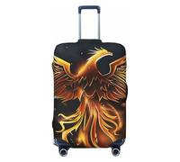 kkvhhyuo Phoenix - Copertura protettiva per valigia, con stampa, elastica, protettiva, da viaggio, per valigie da 45-81 cm, Nero , X-Large, Stampa