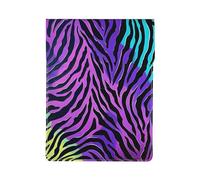 kkvhhyuo School Math - Custodia protettiva per computer portatile da 13 pollici, in pelle PU, sottile, elegante, per lavoro e viaggio, Viola Blu Verde Camouflage Zebra Stripes, Taglia unica