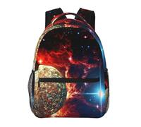 kkvhhyuo Zaino casual con stampa di piante grasse, zaino leggero per libri e computer portatile, per viaggi, università, pendolarismo e avventure nel fine settimana., Pianeti spaziali, One Size