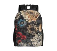 kkvhhyuo Zaino da scuola con stampa orchidee, leggero, per libri, laptop, per uomini e donne, borsa da viaggio per scuola, lavoro., Motivo floreale moderno., One Size, Zainetto