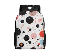kkvhhyuo Zaino per la scuola con stampa retrò di sirena, leggero, per libri, computer portatile, per uomini e donne, borsa da viaggio per scuola, lavoro e viaggio., A pois., One Size, Zainetto