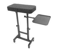 KKVUIIFF Supporto per bracciolo per tatuaggi, bracciolo con vassoio in metallo, altezza regolabile 75-100 cm, accessorio per tatuaggi, per casa, studio, salone