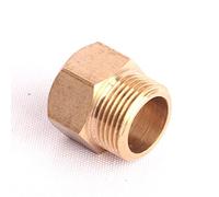 KKZEABKXS Raccordo connettore in ottone da 1/2" filettatura femmina a M22 connettore in ottone per irrigazione da giardino adattatore pistola ad acqua lavaggio raccordi auto, 2 pezzi, connettore per