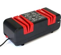 KL-222 Affilacoltelli elettrico ad alta velocità per la casa Affilacoltelli elettrico automatico Pietra affilata per coltelli da cucina Pietra affilata magica - Nero