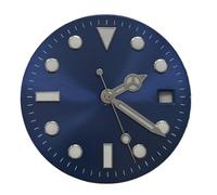 KLAIDE Nero Verde Blu Letterale / Ago 29mm Adatto per giapponese 8215,8 200,821A e Pearl 2813 Movimento, Blublueluminoso, misura unica