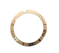 KLAIDE Orologio Accessori 38mm Anello in Ceramica SUB Convesso Oro Rosa Anello Bocca Produttori Nuovo caso Sostituire Nero e Verde Fit for Water Ghost, Colore unico, misura unica