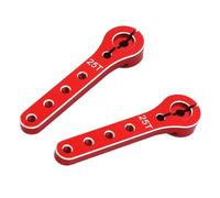 Klaisy 2pcs Metallo Servo Braccio Estensione 25T Forte & Horns Aggiornamenti Per Aerei & 1/10 Braccio Auto