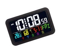 Klaisy Ampio Schermo Colorato Orologio Digitale Con Touch Control Musica Allarme Suono Promemoria Per La Camera Dei Bambini Soggiorno Musica Sveglia Per La Casa