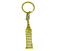 Klaisy Anelli unici a tema britannico portachiavi in metallo cassetta postale portachiavi souvenir struttura in lega per regali e collezionisti portachiavi britannici, B, Taglia unica