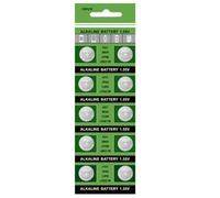 Klaisy Batterie a bottone, 10 pezzi/20 pezzi AG1/364/LR621 batterie alcaline a bottone AG2/LR726/396 per orologi e giocattoli