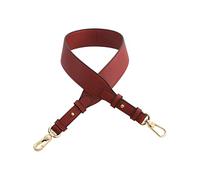 Klaisy Borsa a tracolla da 78,7 cm, regolabile, in poliuretano, per borse artigianali da donna, in pelle PU, colore: nero/verde scuro/rosso/viola/verde/rosso scuro/marrone/viola chiaro/radice, Rosso