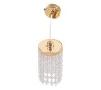 Klaisy Casa delle bambole Lampadario Illuminazione Giocattolo Arredamento Figura Lampada da Soffitto Modello per Case delle Bambole Accessori Puntelli Foto Ornato Plafoniera Mobili per Bambole