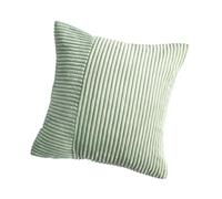 Klaisy Cozys - Federa per cuscino in velluto a coste, con cerniere invisibili, per aggiungere comfort e stile a qualsiasi spazio abitativo, color crema, in velluto a coste con cerniere invisibili