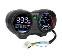 Klaisy Dashboard Motociclette per Display Grandi Dimensioni A Chiaro Multifunzionale con Scartamento Tappetiometro 12 V Letture Accurate per Ventola CG150 150