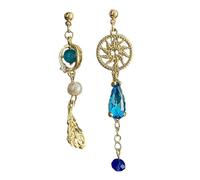 Klaisy Orecchini pendenti a forma di occhio mistico, gioielli versatili ed eleganti, per studenti, zaini, telefoni e adolescenti, accessorio alla moda