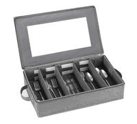 Klaisy Organizer per stetoscopio pieghevole staccabile con interno imbottito tasca multipla per accessori clinici strumento infermieristico delicato gadget da cucina soluzione di archiviazione, Grigio