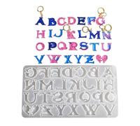 Klaisy Silicone flessibile per ciondolo a forma di lettera artigianale robusto e facile da usare accessorio per personalizzare la decorazione della casa ciondolo alfabeti