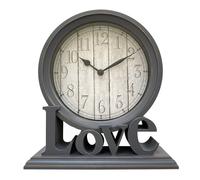 Klaisy Sofisticato silenzioso orologio da scrivania retrò Love Letter Mantels per la decorazione domestica e accurato cronometraggio Shell