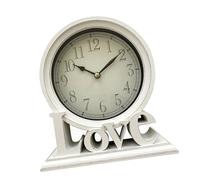 Klaisy Sofisticato silenzioso orologio da scrivania retrò Love Letter Mantels per la decorazione domestica e accurato cronometraggio Shell