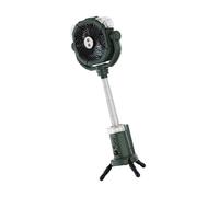Klaisy Ventilatore da campeggio ricaricabile da 20000 mAh con altezza regolabile oscillante a distanza nebulizzata con gancio spray ventilatore da pavimento a LED