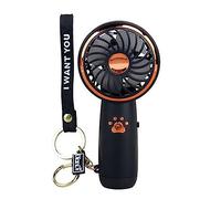 Klaisy Ventilatore portatile USB ricaricabile con luce LED migliore per il ventilatore tenuto in mano della famiglia