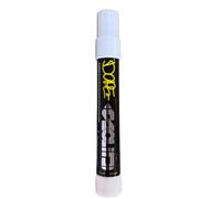 KLAMOTTEN STORE Dope Solid Marker - Pennarello con meccanismo a rotazione permanente, ideale per asfalto, cemento, muratura, parabrezza, metallo, 12 mm, alte temperature fino a 200 °C, bianco