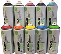 KLAMOTTEN STORE Spray gesso spray per marcatura Chalk Paint solubile in acqua e lavabile - colori vivaci e opachi, eccellente opacità (rosso)