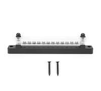 Klanata 12 Terminal Bus Bar 150A BusBar Block con copertura trasparente per sistemi elettrici automobilistici per marini