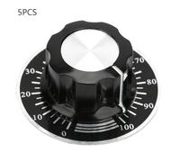 Klanata 5 PC Potenziometro manopole a trame del volume a margine di quadrante per il potenziometro digitale