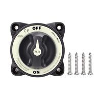 Klanata 600A V Marine Master Battery Switch, Interruttore di spegnimento on/off a Circuito Singolo per Barche Marine e Camper, per Il Controllo della Batteria