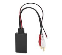 Klanata Adattatore radio Bluetooth 5.0 Cavo audio musicale wireless adatto per, connettore Aux stereo portatile per auto, supporta audio MP3 WMA WAV FLAC, installazione semplice a 2