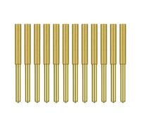 Klanata Affilatore per Motosega diamantato, Lima per Pietra placcata in Titanio, Mole diamantate per affilatura per a Catena, 12 Pezzi da 3/16 di Pollice, Gambo da 1/8 di Pollice (4,0 mm)