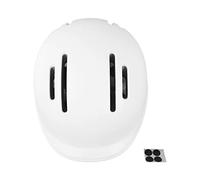 Klanata Casco da Ciclismo Professionale per Uomo e Donna, Cappello di Sicurezza in Schiuma EPS Blu per Guida in Bici elettrica e competizioni all'aperto, Protezione Antiurto a 3 Strati (Luna Bianca)