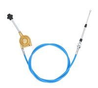 Klanata Cavo acceleratore Manuale con Giunto in Acciaio Inossidabile da 2,5 m, Linea di Controllo Pieghevole per Camion betoniere, Sostituzione acceleratore per Escavatore per Il