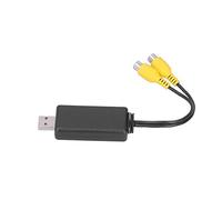 Klanata Cavo convertitore audio video per auto - Adatto per Android TS7 TS9 TS10 FYT8210 3560DH Host - Adattatore per trasferimento segnale uscita lettore DVD automatico