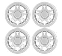 Klanata Coprimozzo Ruota per Carrello 8", Confezione 4 - Coprimozzo in ABS aerodinamico, Sostituzione Universale per Carrelli E Z Go e Club Car