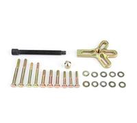 Klanata Kit estrattore automobilistico 13 pezzi - Set di strumenti per la rimozione della puleggia del volante e dell'albero motore per manutenzione e riparazione