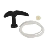 Klanata Kit Fune e Maniglia per avviamento a Strappo - Adatto per Motori a 2 Tempi 49cc 50cc 60cc 66cc 70cc 80cc - Nylon ad Alta Resistenza, Cordino da 970 mm con Impugnatura Comoda