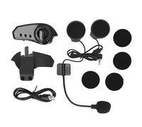 Klanata Motorcycle Helmet Headset with Bluetooth Wireless Stereo Speakers and Hands Free Call Support, 800mAh High Capacity Battery and IP67 Waterproof Rating for Motorbike Cycling and