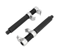 Klanata Set compressore per molle elicoidali per carichi pesanti, strumento universale per montanti in 2 pezzi per auto - Capacità 23 mm a 280 mm