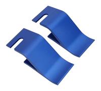 Klanata Set di 2 attrezzi stallonatore per pneumatici in lega di alluminio per moto, gancio di installazione per smontagomme per moto cross e Beta fuoristrada (Blu)