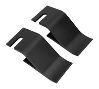 Klanata Set di 2 attrezzi stallonatore per pneumatici in lega di alluminio per moto, gancio di installazione per smontagomme per moto cross e Beta fuoristrada (Nero)