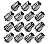 Klanata Set di mandrini con pinze a molla ER25, pinze di precisione da 15 pezzi da 2-16 mm, adatte per fresatura e tornio CNC, compatibili con vari materiali, ideali per officine