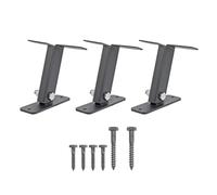 Klanata Staffa per Montante per Tetto in Acciaio Inossidabile Resistente per pergola - Braccio di Supporto per Montaggio su Tetto Regolabile da 0 a 90 Gradi - Altezza 6 Pollici - Spessore