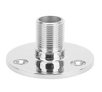 Klanata Supporto Base per Antenna Marina con Filettatura Maschio - Costruzione in Acciaio Inossidabile 316 - Finitura Lucida a Specchio per Applicazioni Marine e Installazione di Hardware